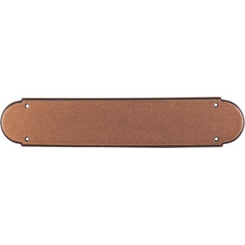 Top Knobs Non-beaded Push Plate in Old English Copper