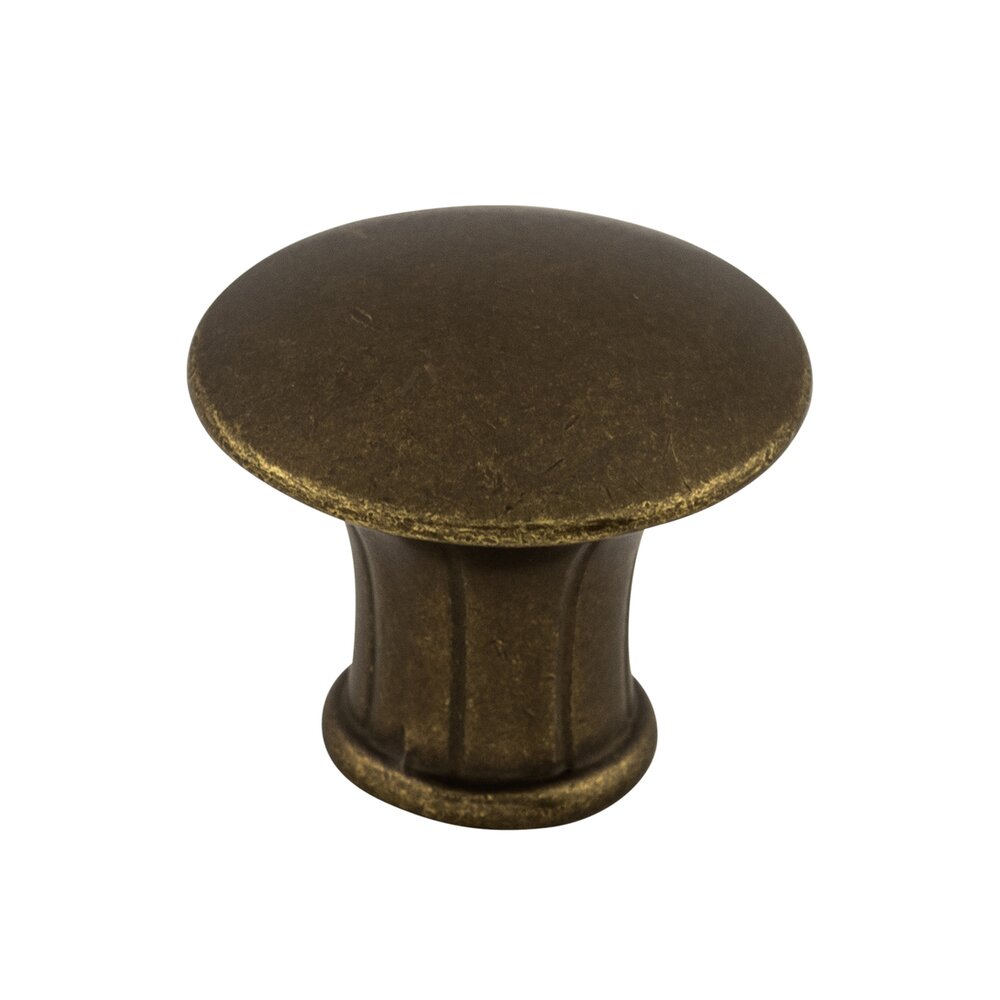 Top Knobs Lund 1 1/4" Diameter Mushroom Knob in German Bronze