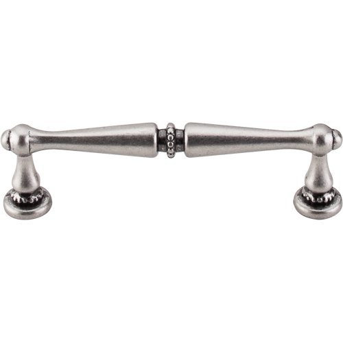 Top Knobs Edwardian 3 3/4" Centers Bar Pull in Pewter Antique