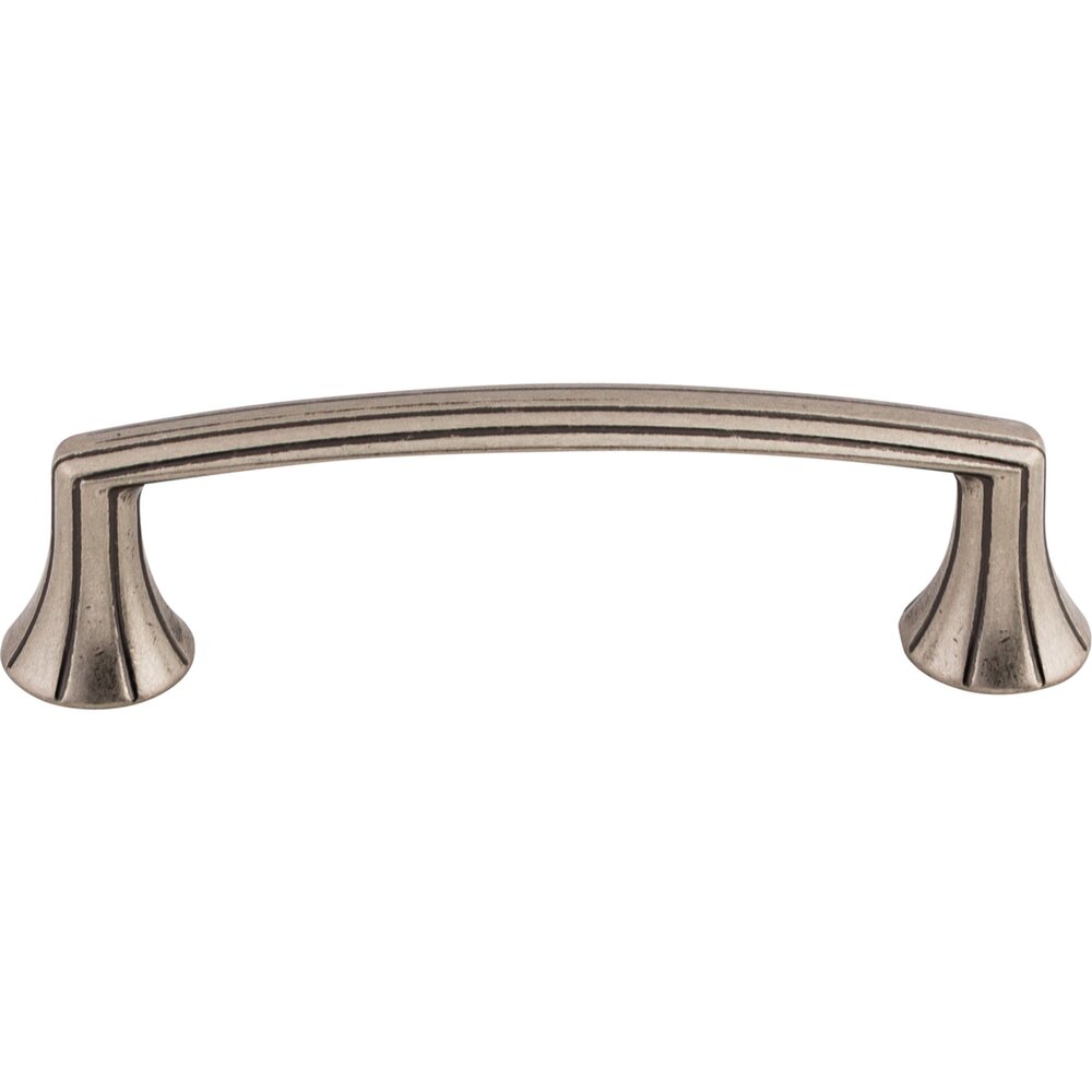 Top Knobs Rue 3 3/4" Centers Bar Pull in Pewter Antique