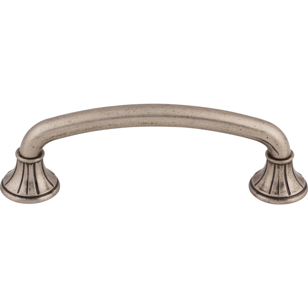 Top Knobs Lund 4" Centers Arch Pull in Pewter Antique