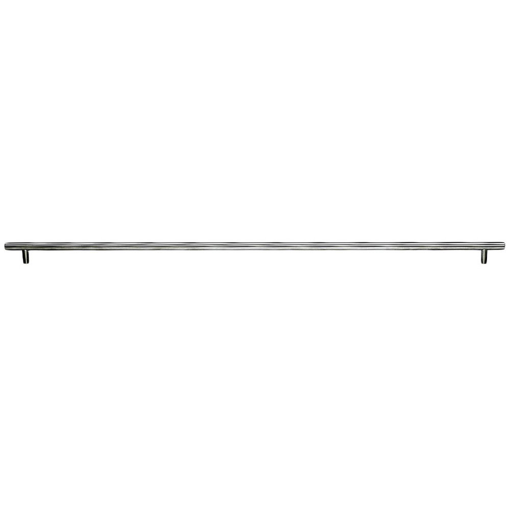 Top Knobs Solid Bar 26 15/32" Centers Bar Pull in Brushed Stainless Steel