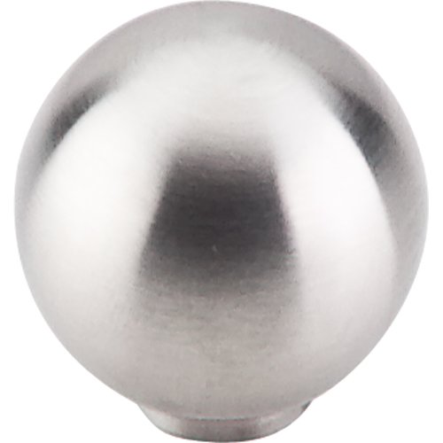 Top Knobs Ball 1" Diameter Mushroom Knob in Brushed Stainless Steel