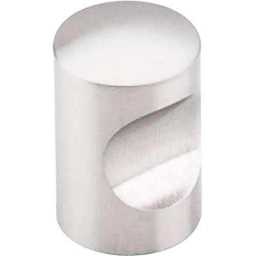 Top Knobs Indent 5/8" Diameter Knob in Brushed Stainless Steel