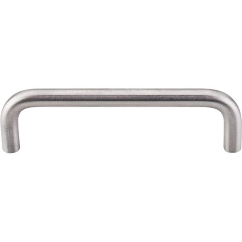 Top Knobs Bent Bar (8mm Diameter) 3 3/4" Centers Bar Pull in Brushed Stainless Steel
