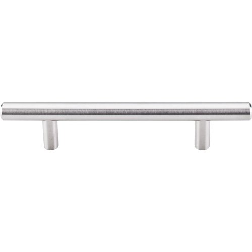 Top Knobs Solid Bar 3 3/4" Centers Bar Pull in Brushed Stainless Steel