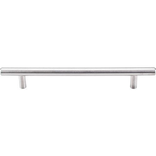 Top Knobs Solid Bar 6 5/16" Centers Bar Pull in Brushed Stainless Steel