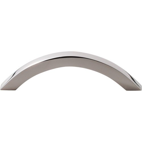 Top Knobs Iola 3 3/4" Centers Arch Pull in Polished Stainless Steel