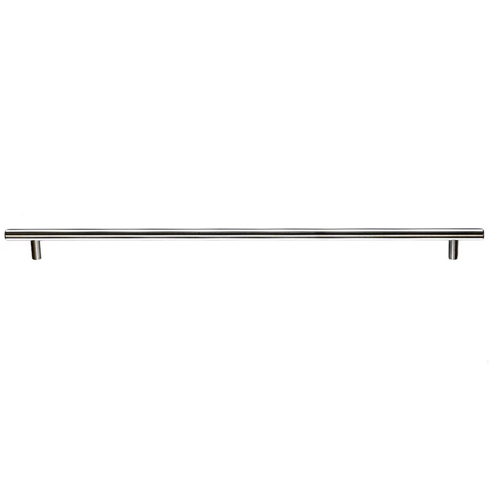 Top Knobs Solid Bar 16 3/8" Centers Bar Pull in Brushed Stainless Steel