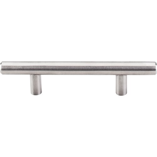 Top Knobs Hollow 3" Centers Bar Pull in Brushed Stainless Steel