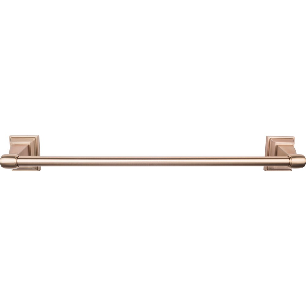 Top Knobs Stratton Bath Towel Bar 30" Single in Brushed Bronze