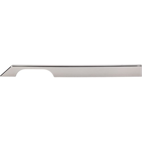 Top Knobs 12" (305mm) Centers Tapered Bar Pull in Polished Nickel