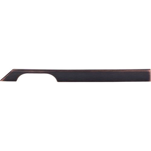 Top Knobs 12" (305mm) Centers Tapered Bar Pull in Tuscan Bronze