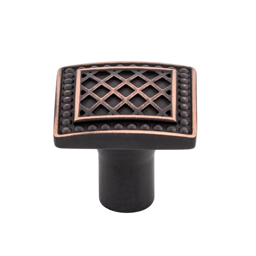 Top Knobs Trevi 1 1/4" Long Square Knob in Tuscan Bronze