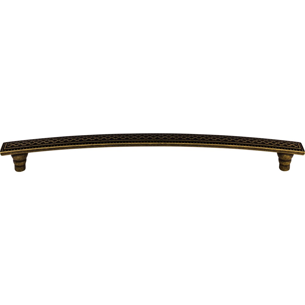 Top Knobs Trevi 12" Centers Appliance Pull in German Bronze