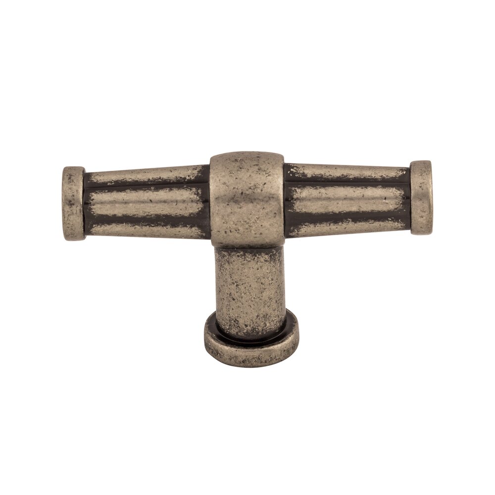 Top Knobs Luxor 2 1/2" Long Bar Knob in Pewter Antique
