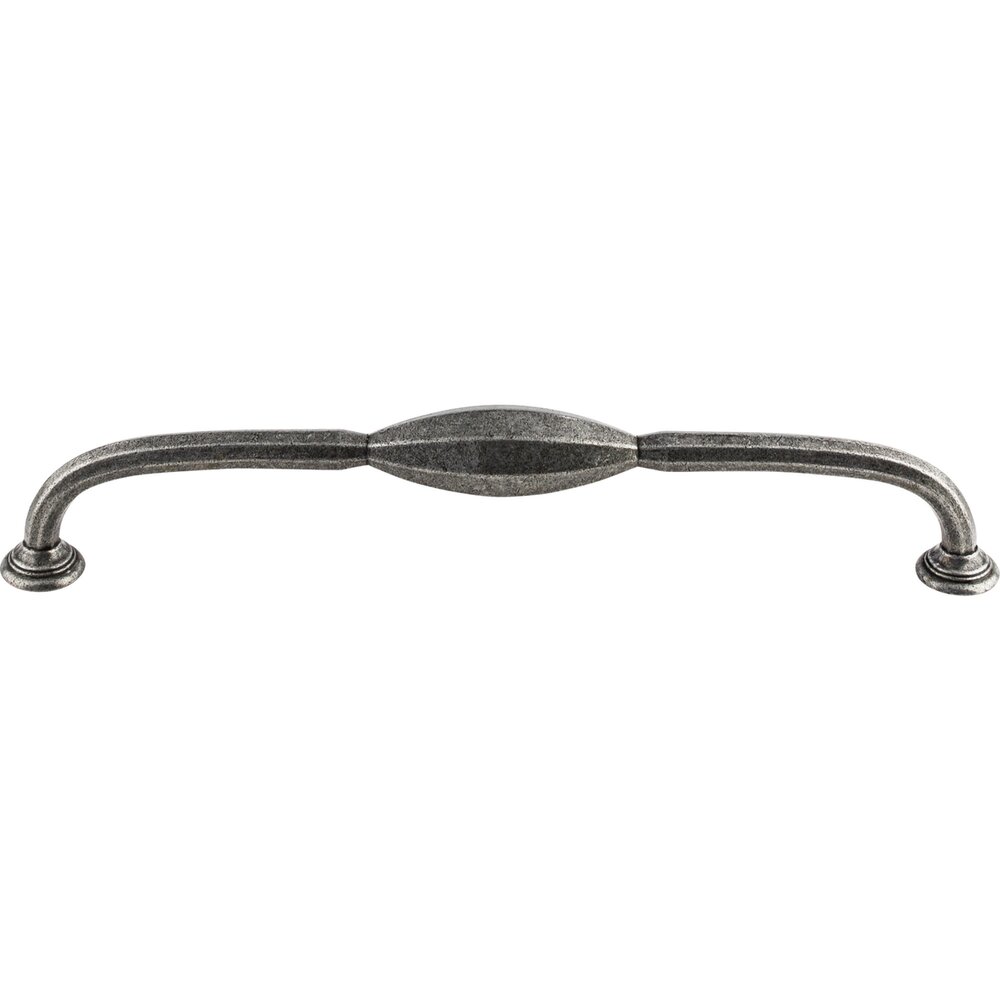 Top Knobs Chareau 8 13/16" Centers Arch Pull in Black Iron