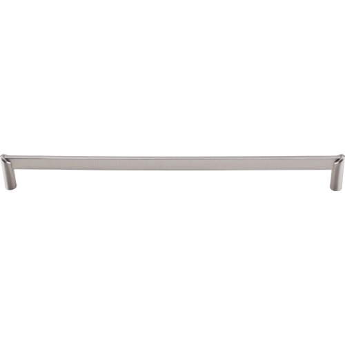 Top Knobs 12" Centers Meadows Edge Circle Pull in Brushed Satin Nickel