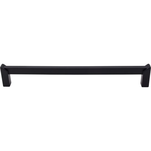 Top Knobs 12" Centers Meadows Edge Square Appliance Pull in Flat Black