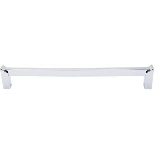Top Knobs 12" Centers Meadows Edge Square Appliance Pull in Polished Chrome
