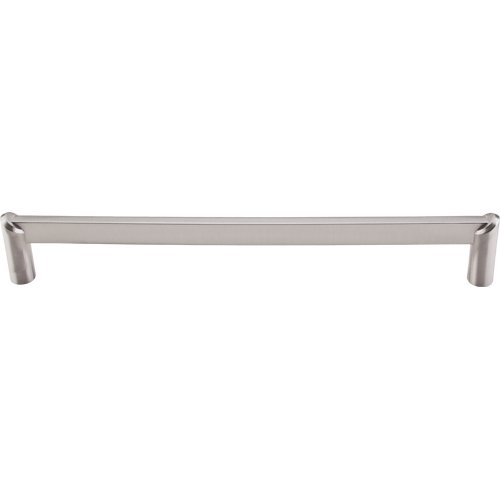 Top Knobs 12" Centers Meadows Edge Circle Appliance Pull in Brushed Satin Nickel