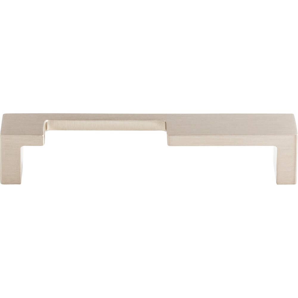 Top Knobs Modern Metro Notch Pull A 5" Centers Bar Pull in Brushed Satin Nickel