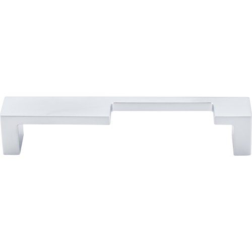 Top Knobs 5" Centers Modern Metro Notch Pull - B in Aluminum