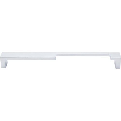 Top Knobs 9" Centers Modern Metro Notch Pull - B in Aluminum