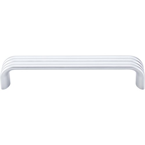 Top Knobs 5" Centers Modern Deco Pull in Aluminum