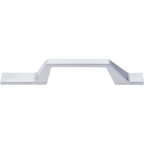 Top Knobs 3 1/2" Centers Modern Metro Asymmetrical Pull in Aluminum