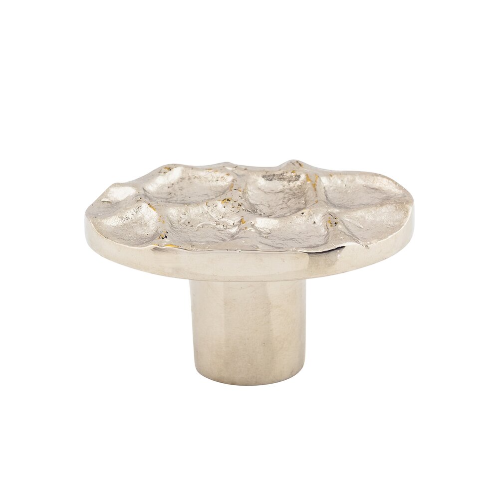 Top Knobs Cobblestone 2" Long Oval Knob in Polished Nickel