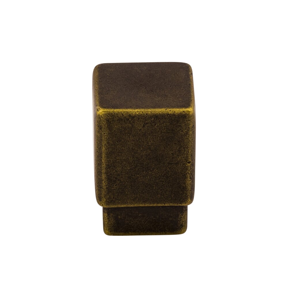 Top Knobs Tapered 3/4" Long Square Knob in German Bronze