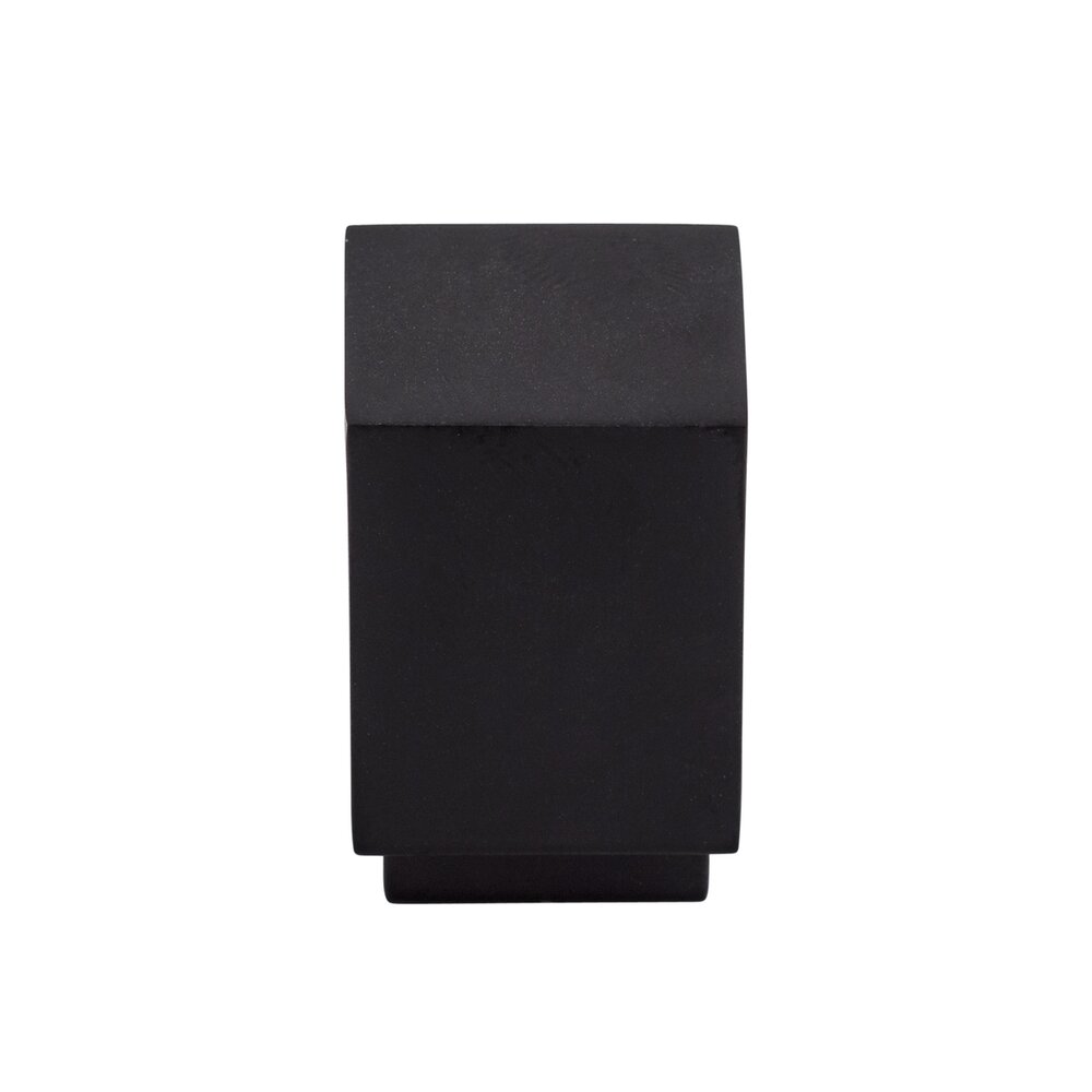 Top Knobs Linear 3/4" Long Square Knob in Flat Black