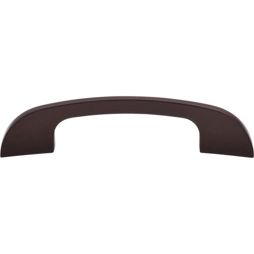 Top Knobs 4" (102mm) Centers Curved Tidal Pull in Oil Rubbed Bronze