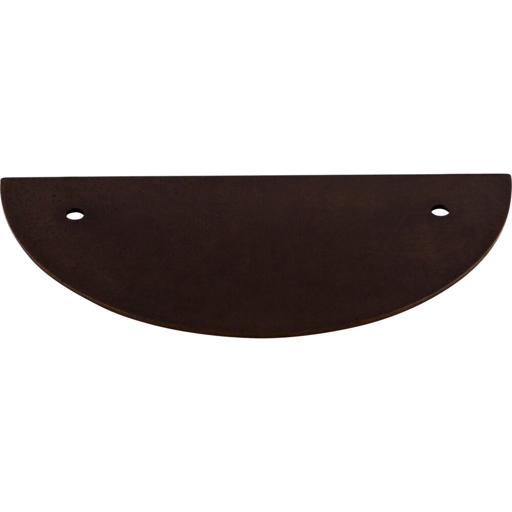 Top Knobs Half Circle 3 1/2" Centers Pull Backplate in Oil Rubbed Bronze