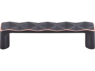 Top Knobs Quilted 3 3/4" Centers Bar Pull in Umbrio