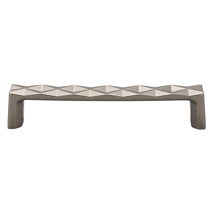 Top Knobs Quilted 5 1/16" Centers Bar Pull in Ash Gray