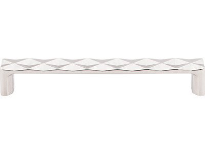 Top Knobs Quilted 6 5/16" Centers Bar Pull in Polished Nickel
