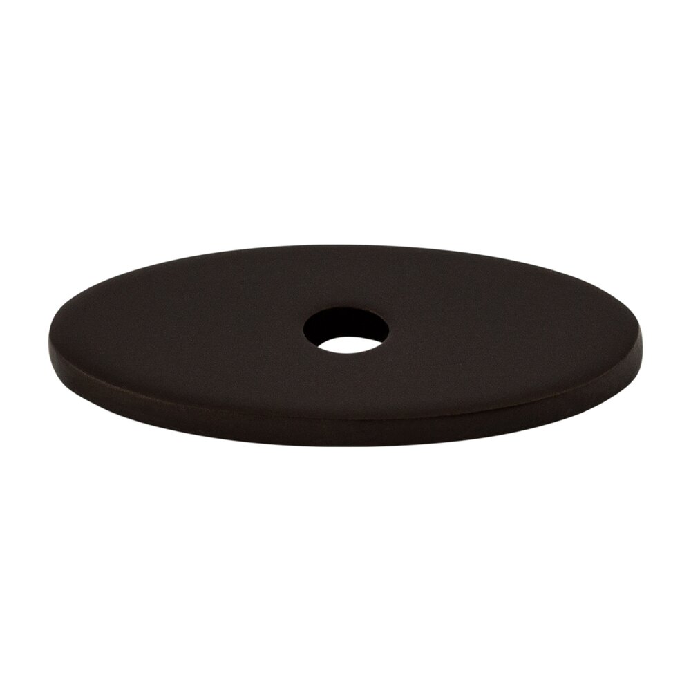 Top Knobs Oval 1 1/4" Knob Backplate in Oil Rubbed Bronze