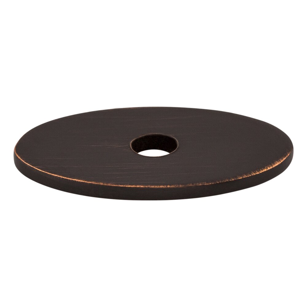 Top Knobs Oval 1 1/4" Knob Backplate in Tuscan Bronze