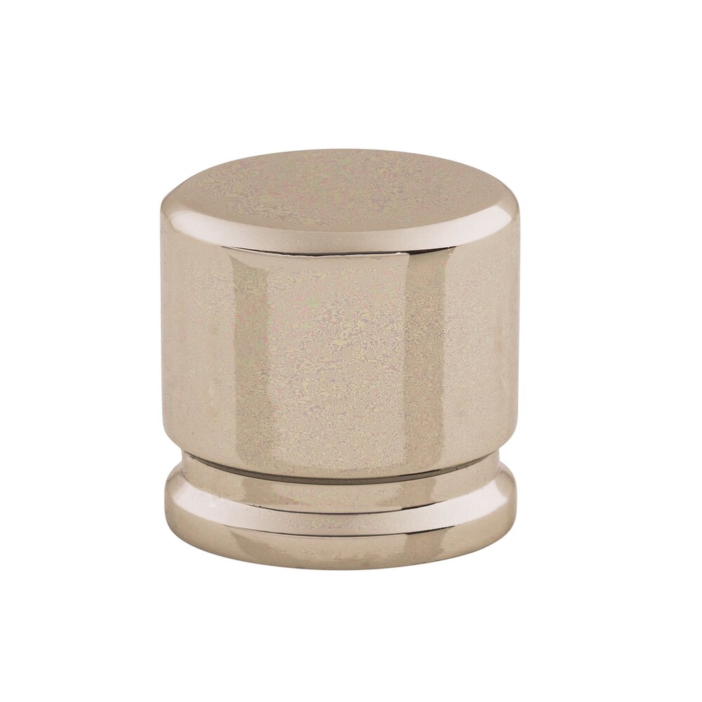 Top Knobs Oval 1 1/8" Long Knob in Polished Nickel