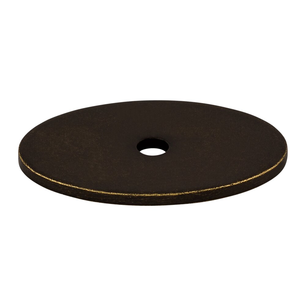 Top Knobs Oval 1 1/2" Knob Backplate in German Bronze