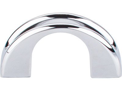 Top Knobs Tango U 1 1/4" Centers Finger Pull in Polished Chrome
