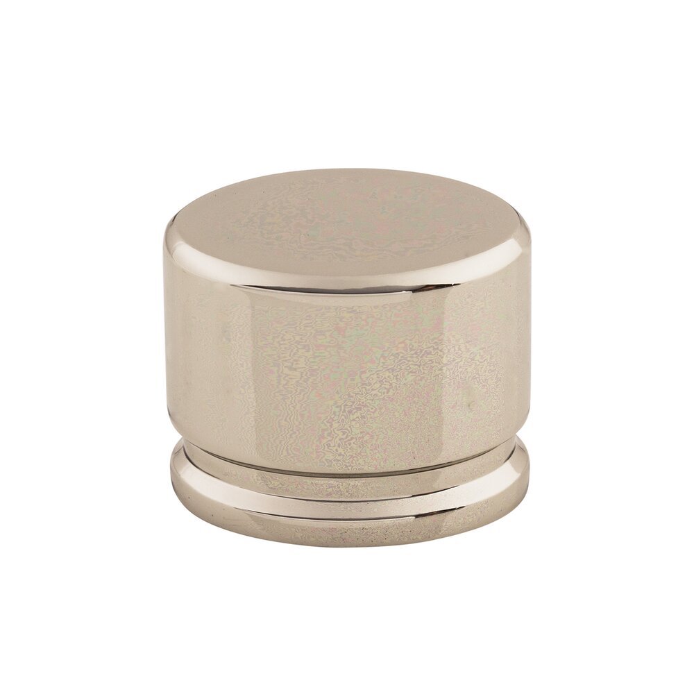 Top Knobs Oval 1 3/8" Long Knob in Polished Nickel