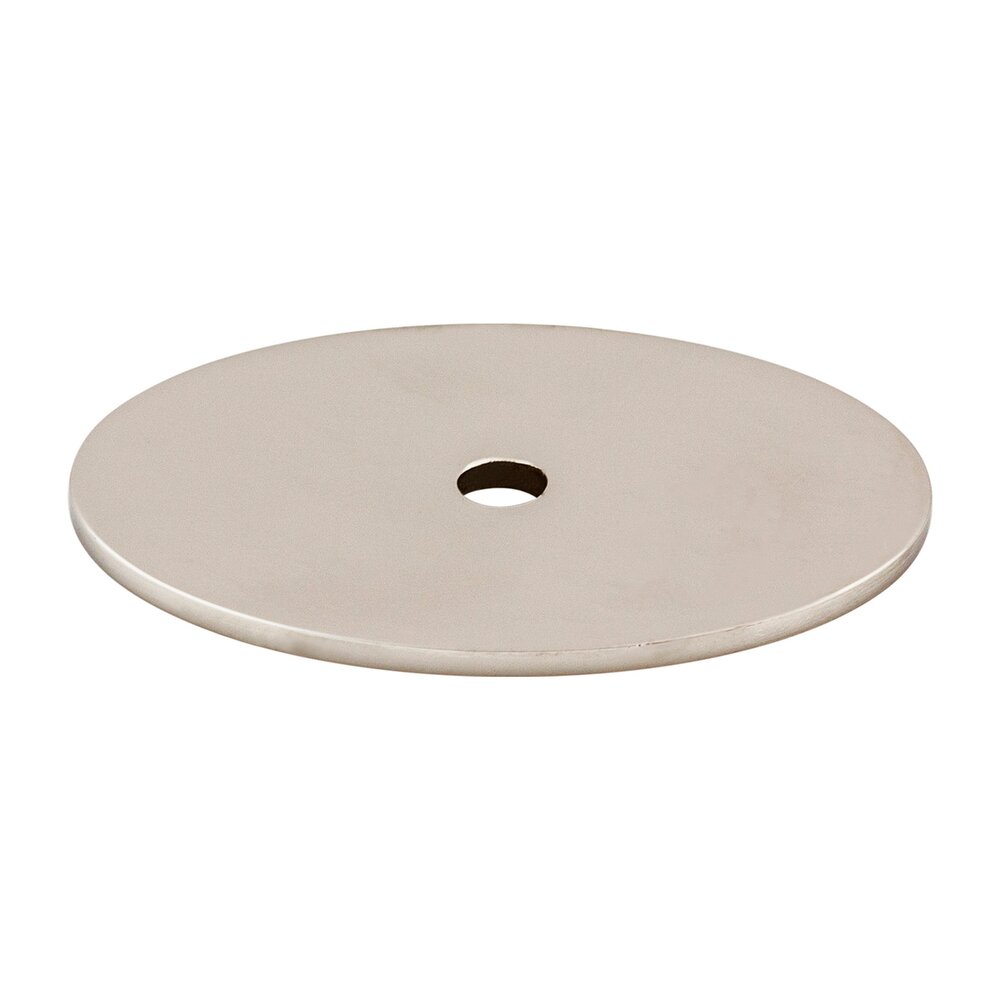 Top Knobs Oval 1 3/4" Knob Backplate in Polished Nickel