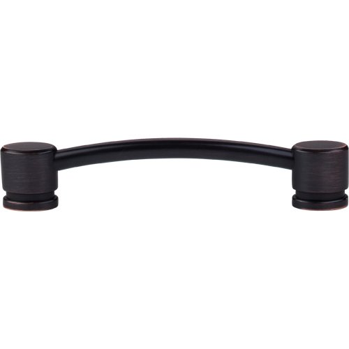 Top Knobs Oval Thin 5" Centers Bar Pull in Tuscan Bronze