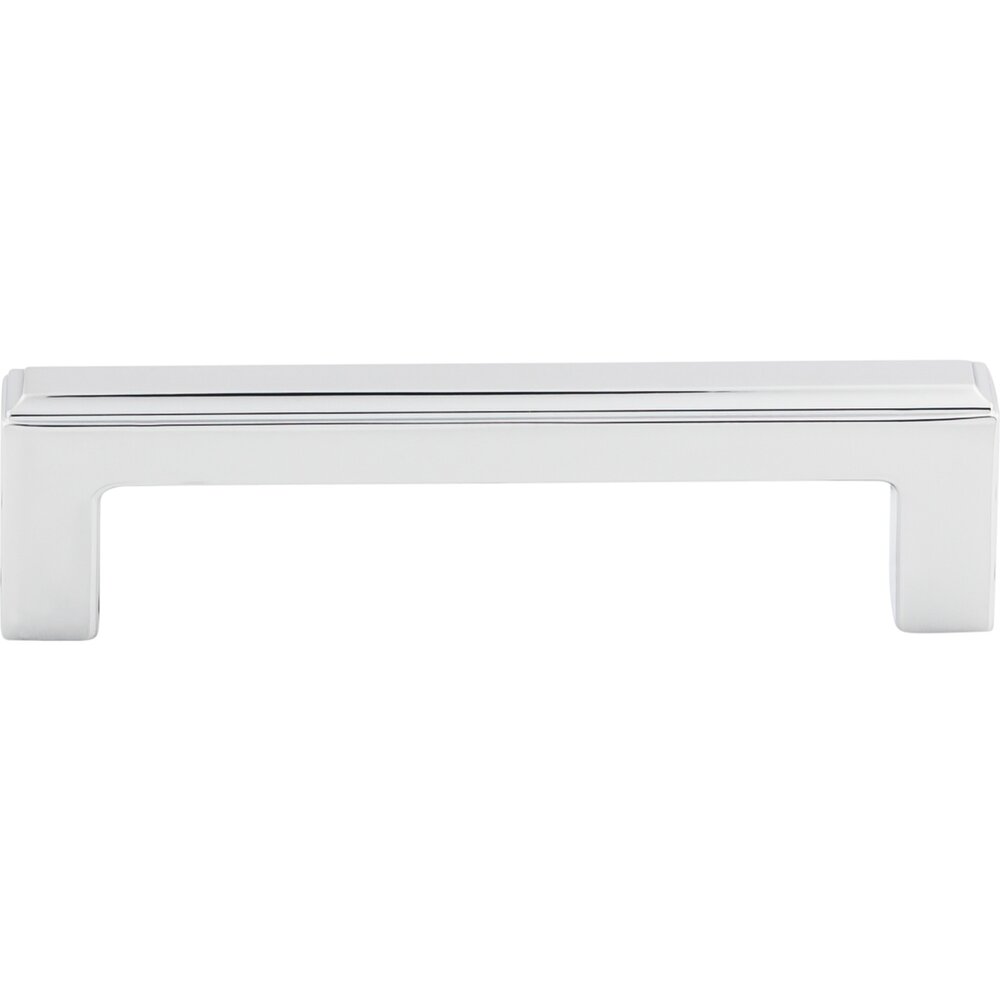 Top Knobs Podium 3 3/4" Centers Bar Pull in Polished Chrome