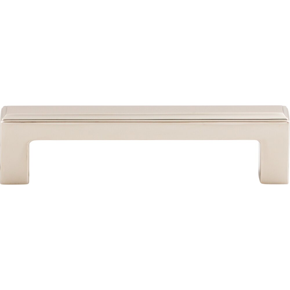 Top Knobs Podium 3 3/4" Centers Bar Pull in Polished Nickel