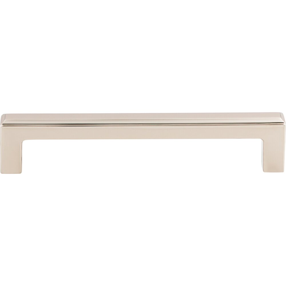 Top Knobs Podium 5 1/16" Centers Bar Pull in Polished Nickel