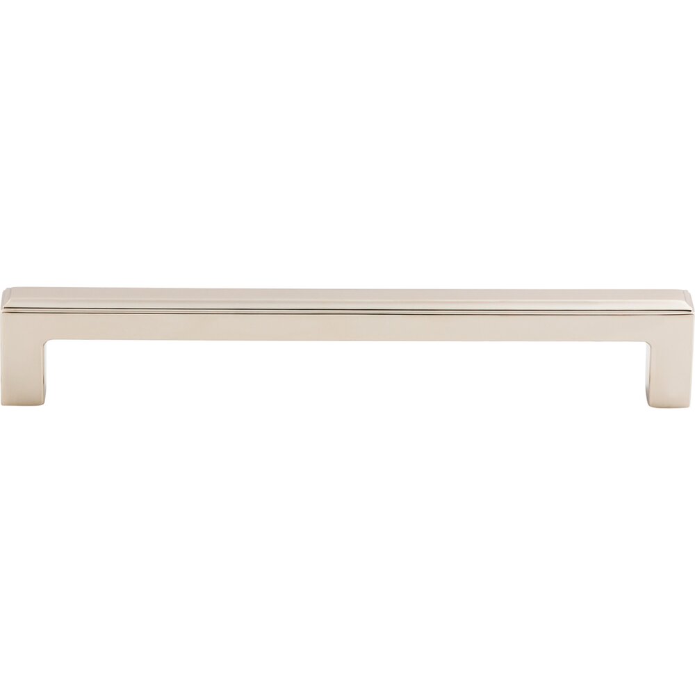 Top Knobs Podium 6 5/16" Centers Bar Pull in Polished Nickel